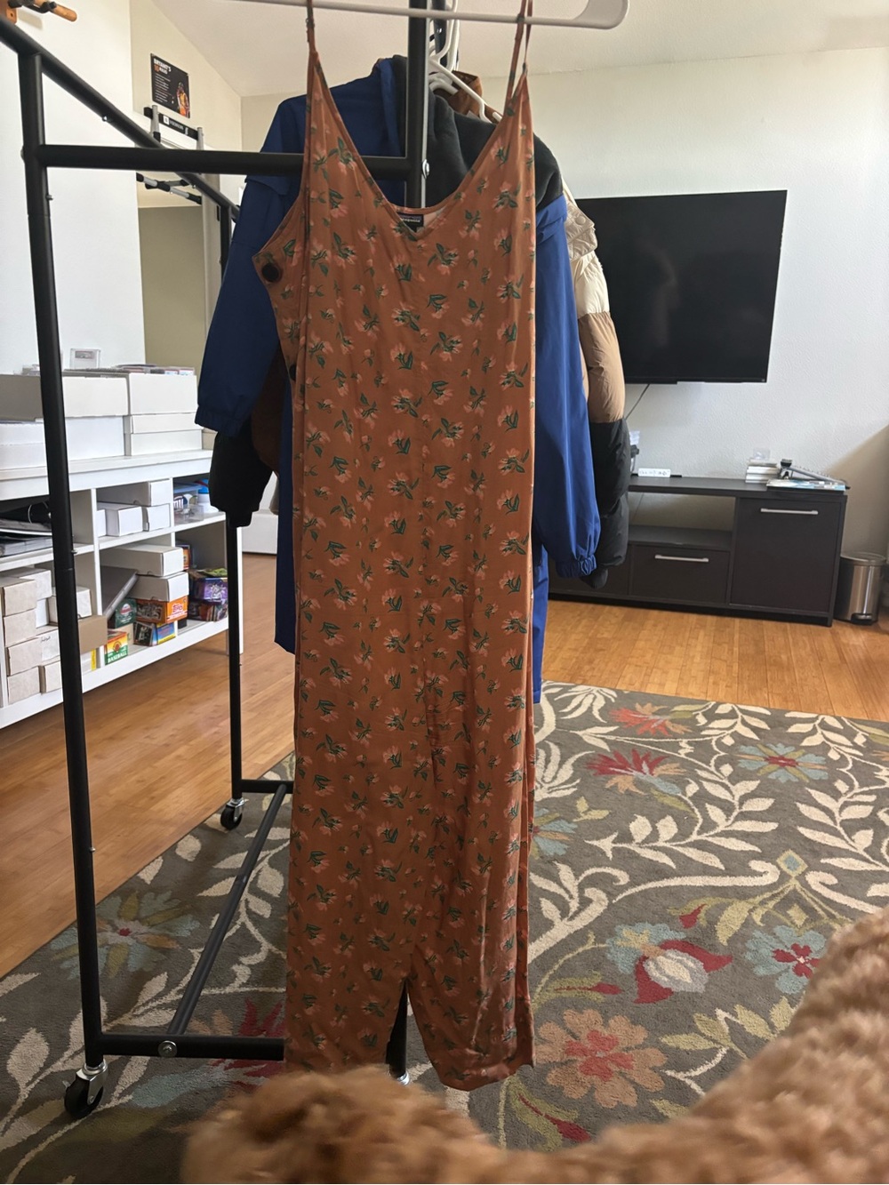 Patagonia Peach Floral romper